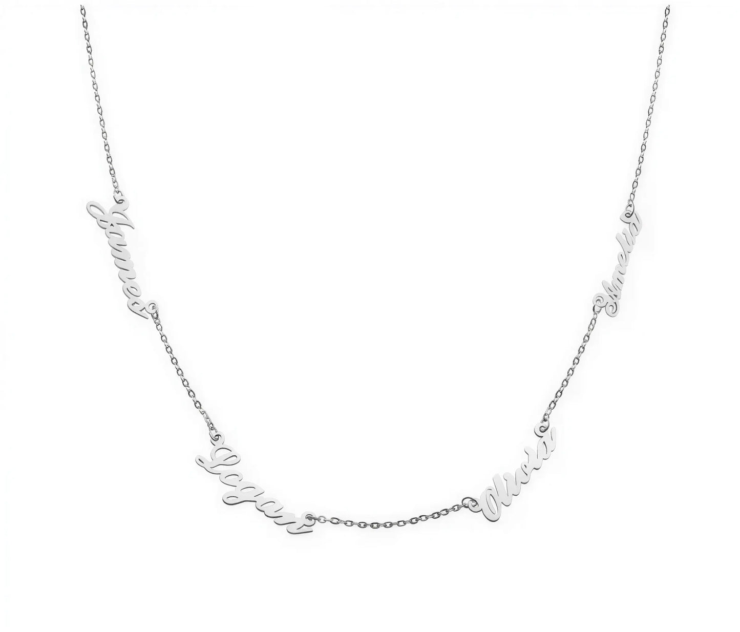 Collier personnalisé prénom – Bijoux au lait maternel artisanal Mon Bijou Lacté
