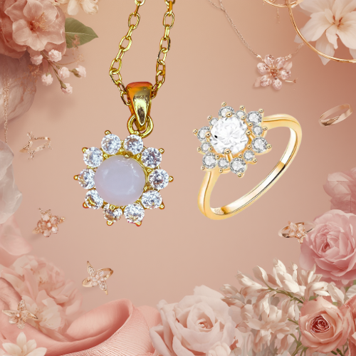 Parure Mendy 2 pieces -Bijou lait maternel – Bijoux au lait maternel artisanal Mon Bijou Lacté
