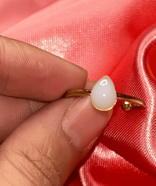 Bague Aria – Bagues au lait maternel en acier inoxydable doré