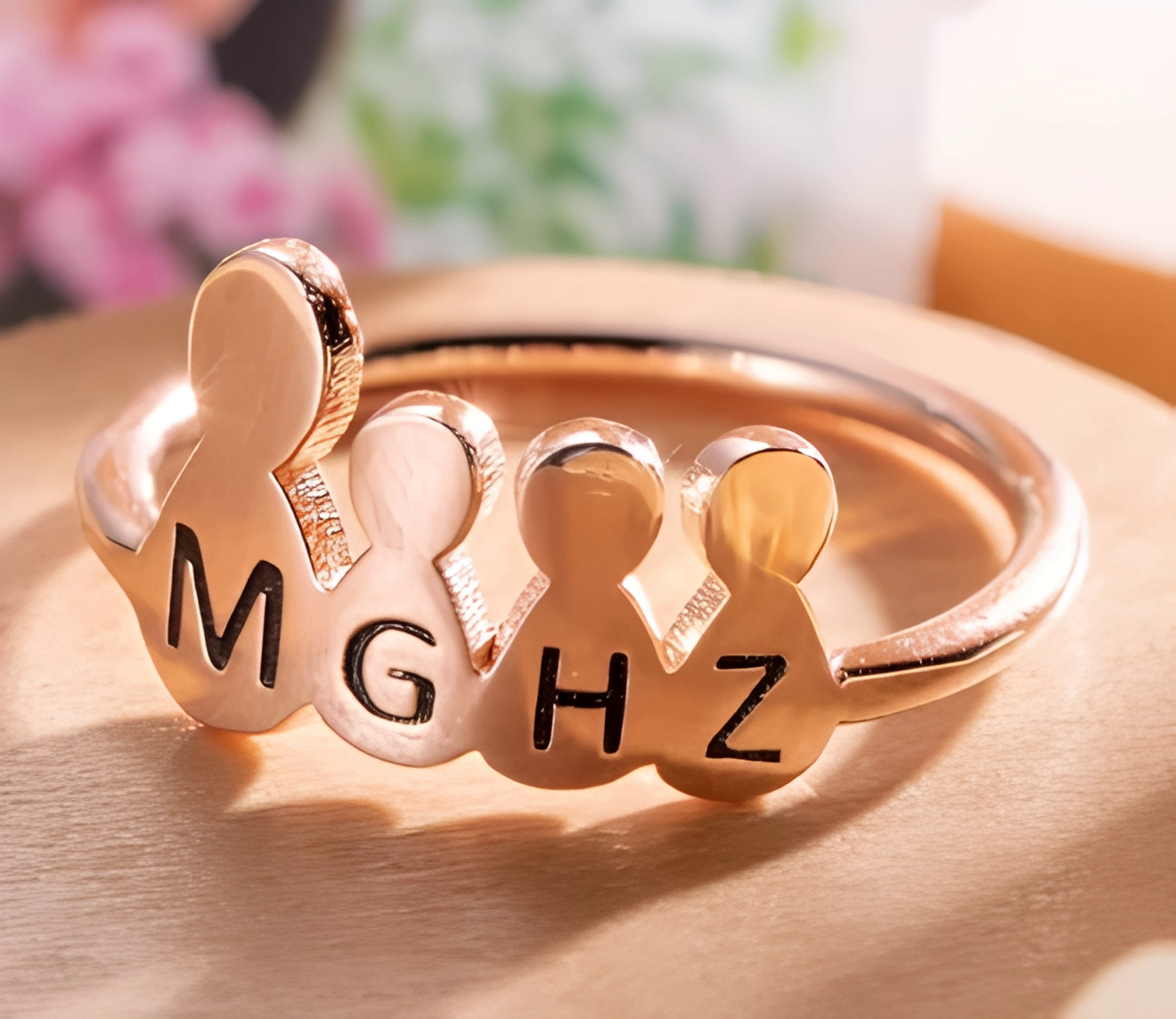 Bague Famille Personnalisée – Bijoux au lait maternel artisanal Mon Bijou Lacté
