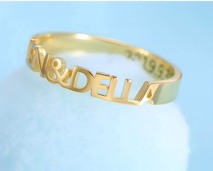 bague personnalisé femme,bague personnalisé or,bague personnalisée lettre, bague avec prenom, bague avec prenom histoire d or,bague avec prenom personnalisable

