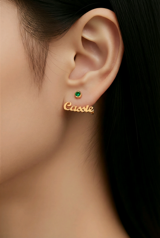 Bijoux personnalisés prénom
Boucles d'oreilles pierre de naissance
Cadeau maman personnalisé
Boucle d'oreille prénom ajustable sous le lobe
Puces d'oreilles avec support prénom amovible
Bijou de naissance personnalisé avec prénom et pierre
Boucles d'oreilles personnalisées acier inoxydable