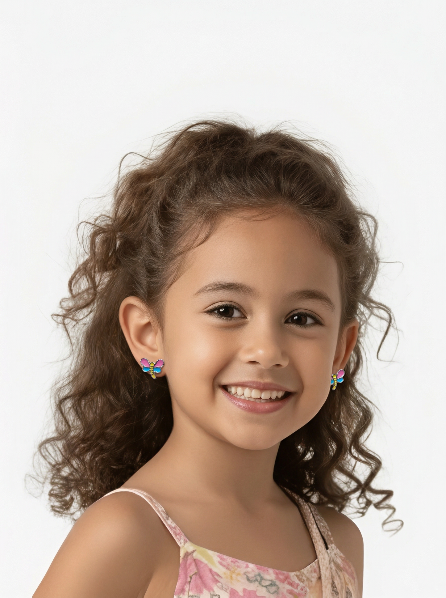 Boucles d'Oreilles Libellule – Spécial "Petites Oreilles Non Percées" – Bijoux au lait maternel artisanal Mon Bijou Lacté
