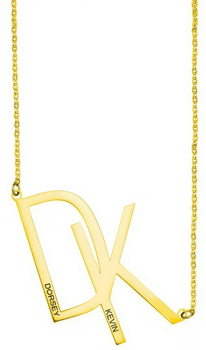 Collier personnalisé Katie – Collier Initiales Personnalisé