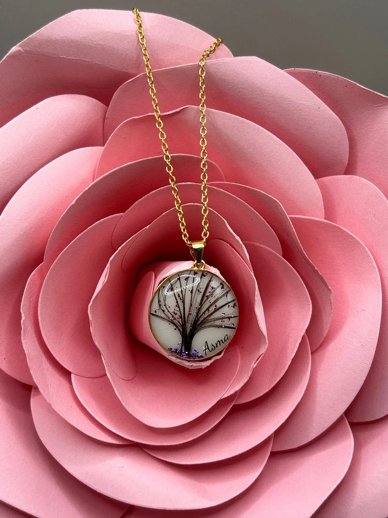 Pendentif Dina en or 14 carats Jaune.