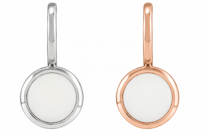 Pendentif Rond au Lait Maternel