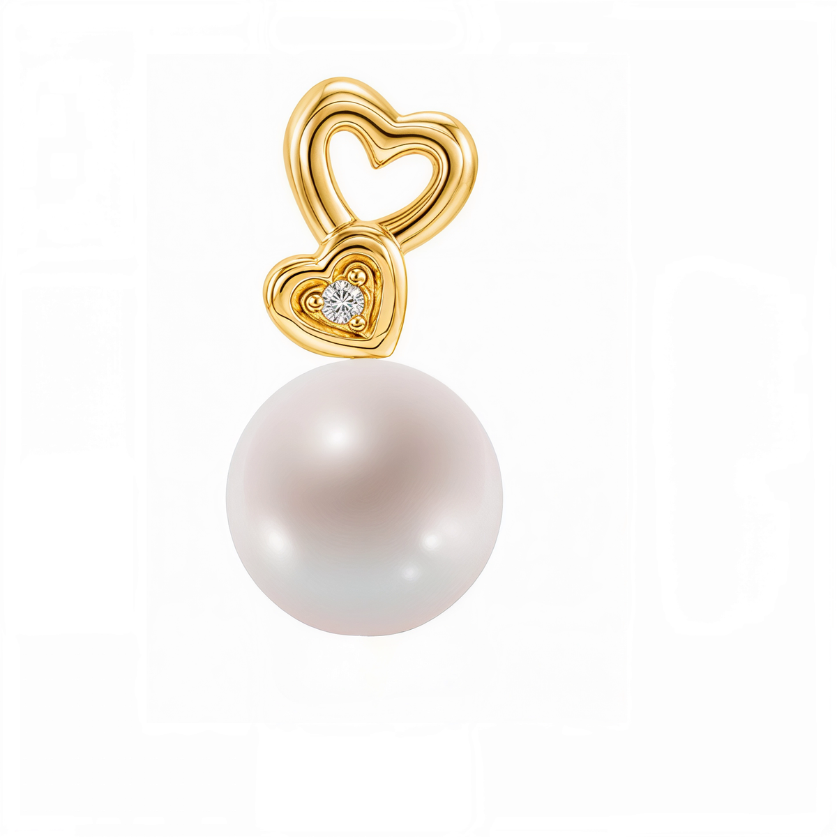 Collier Selma au lait maternel – Double cœur et pierre de naissance – Bijoux au lait maternel artisanal Mon Bijou Lacté
