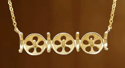 Collier lait maternel 3 perles