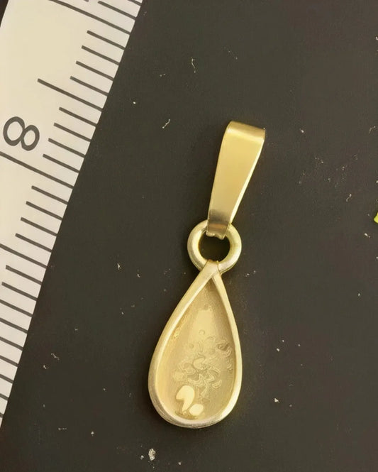 Pendentif goutte or 9k bijou lait maternel Mon Bijou Lacté