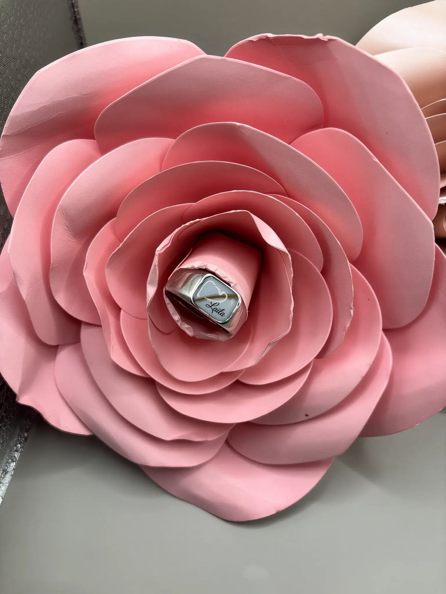 Chevalière homme - Bijou lait maternel – Bijoux au lait maternel artisanal Mon Bijou Lacté
