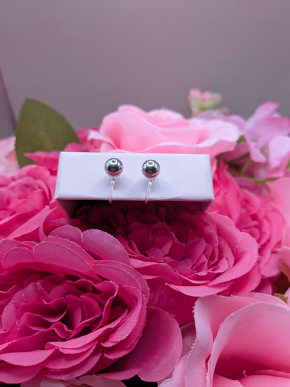 Boucles d'Oreilles Perle argent – Spécial "Petites Oreilles Non Percées"