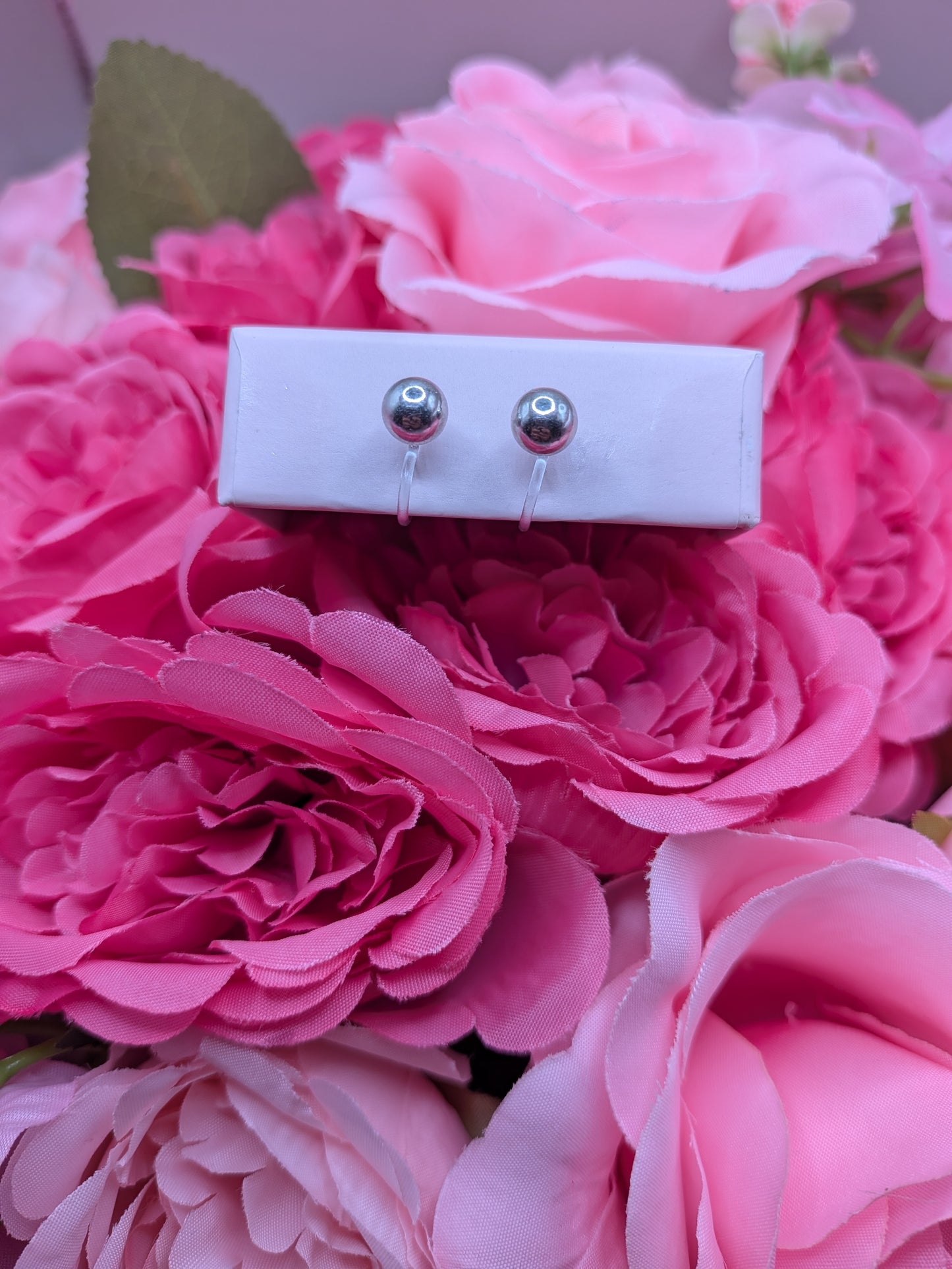 Boucles d'Oreilles Perle argent – Spécial "Petites Oreilles Non Percées" – Bijoux au lait maternel artisanal Mon Bijou Lacté
