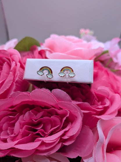 Boucles d'Oreilles Arc-en-Ciel – La Magie sans Perçage