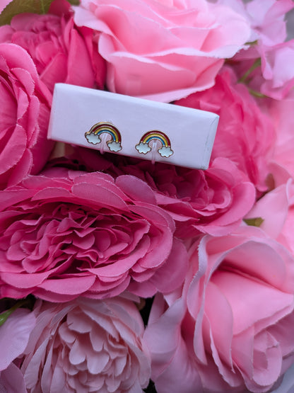 Boucles d'Oreilles Arc-en-Ciel – La Magie sans Perçage