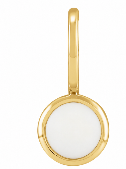 Pendentif Rond au Lait Maternel