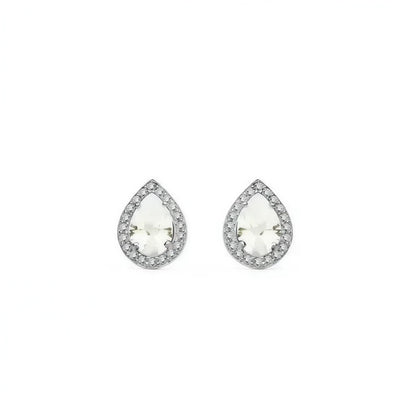 Boucles d'oreilles Acacia en or blanc 18 carats