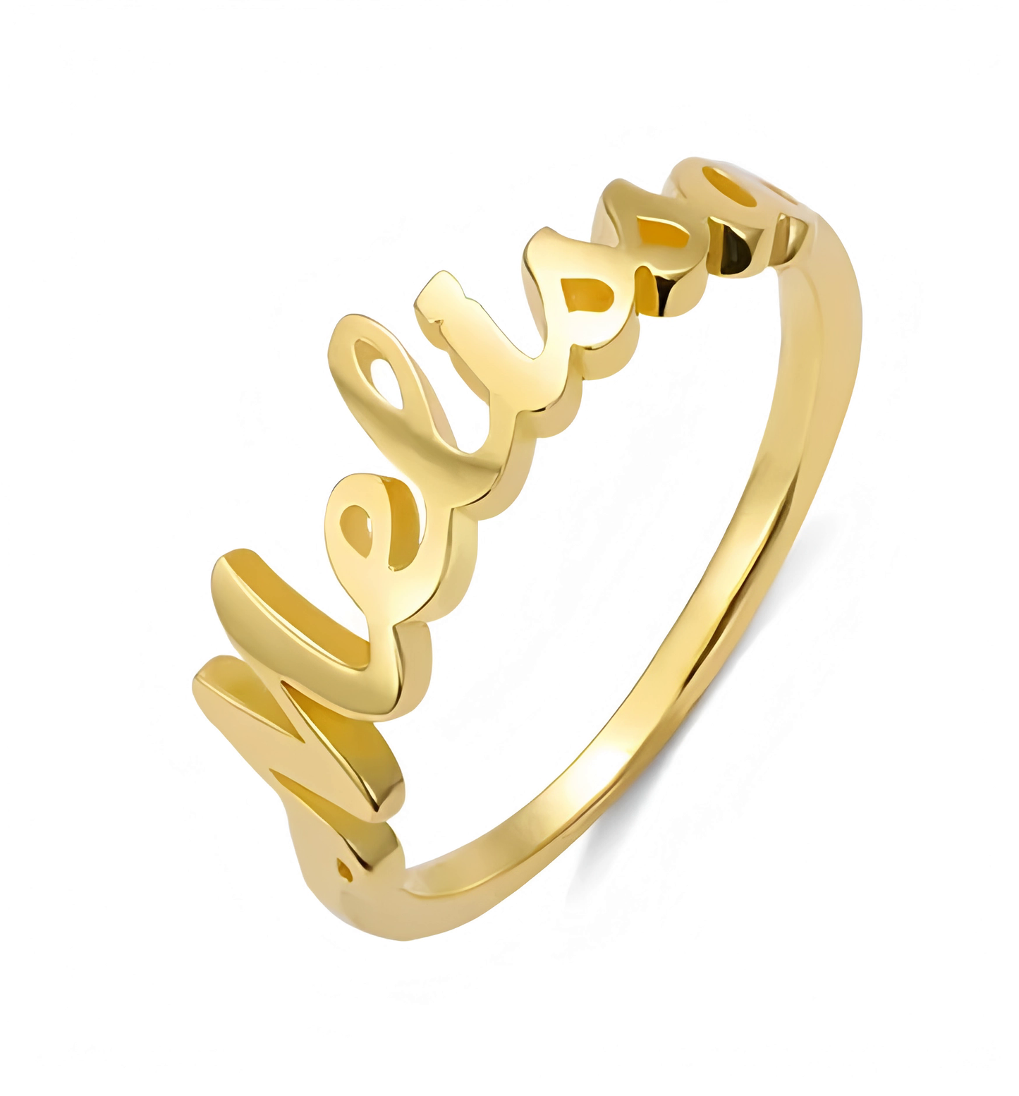 Bague personnalisée prénom – Bijoux au lait maternel artisanal Mon Bijou Lacté
