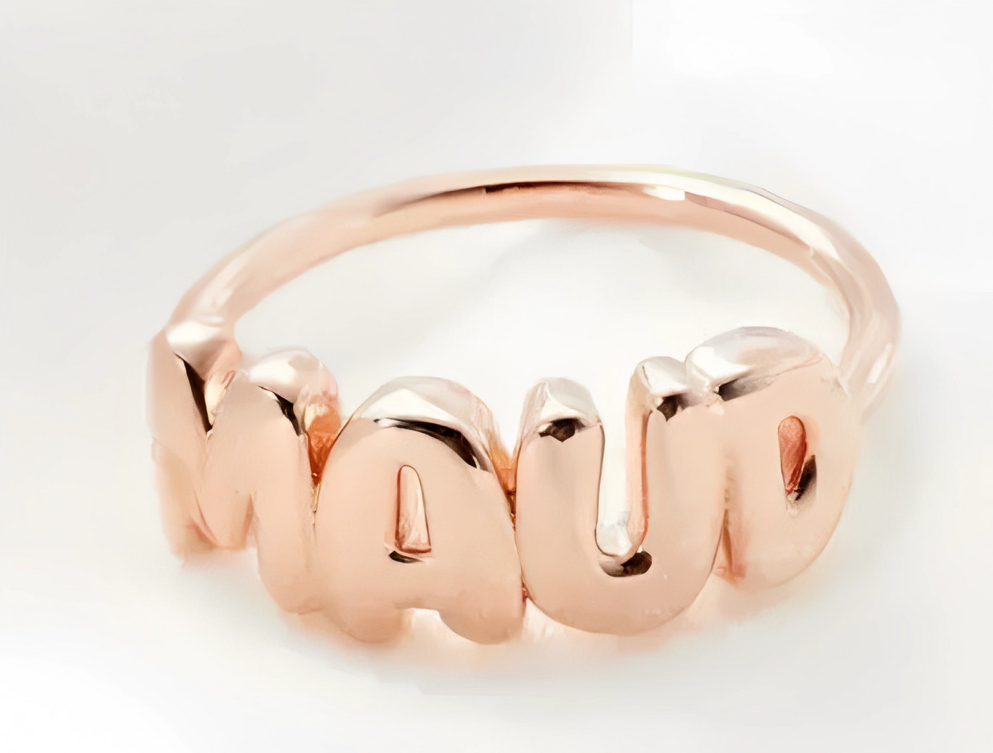 Bague personnalisée prénom Sadie – Bijoux au lait maternel artisanal Mon Bijou Lacté
