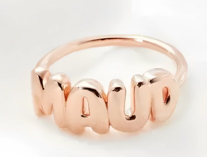 bague avec prenom bague prenom enfant bague de naissance pour maman