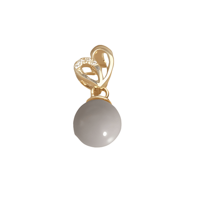 Pendentif Mia en or 18 carats et lait maternel - Mon Bijou Lacté