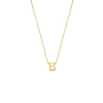 Collier Personnalisé Initial Or en 375/1000 bijou lait maternel Mon Bijou Lacté