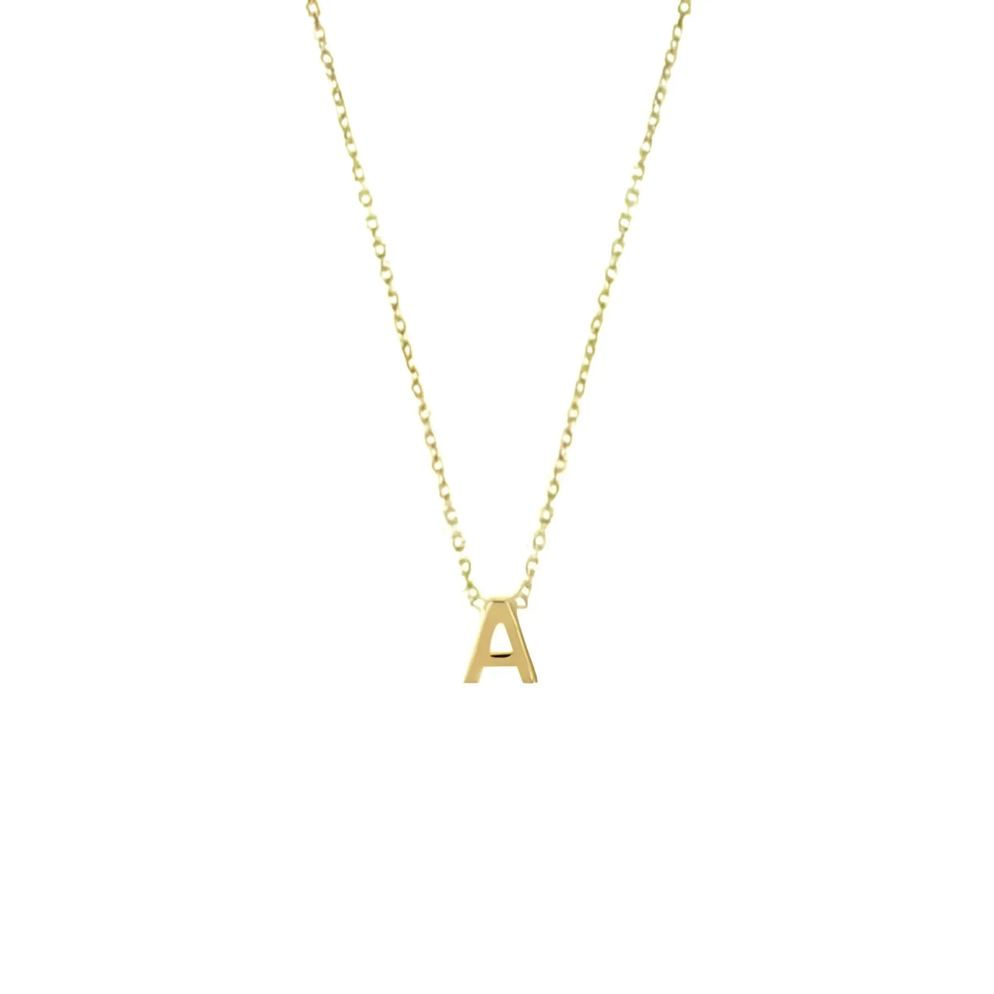 Collier Personnalisé Initial Or en 375/1000 bijou lait maternel Mon Bijou Lacté