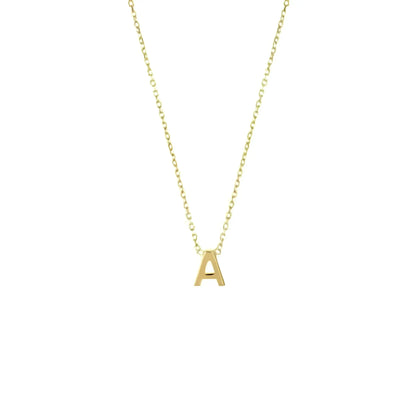 Collier Personnalisé Initial Or en 375/1000 bijou lait maternel Mon Bijou Lacté