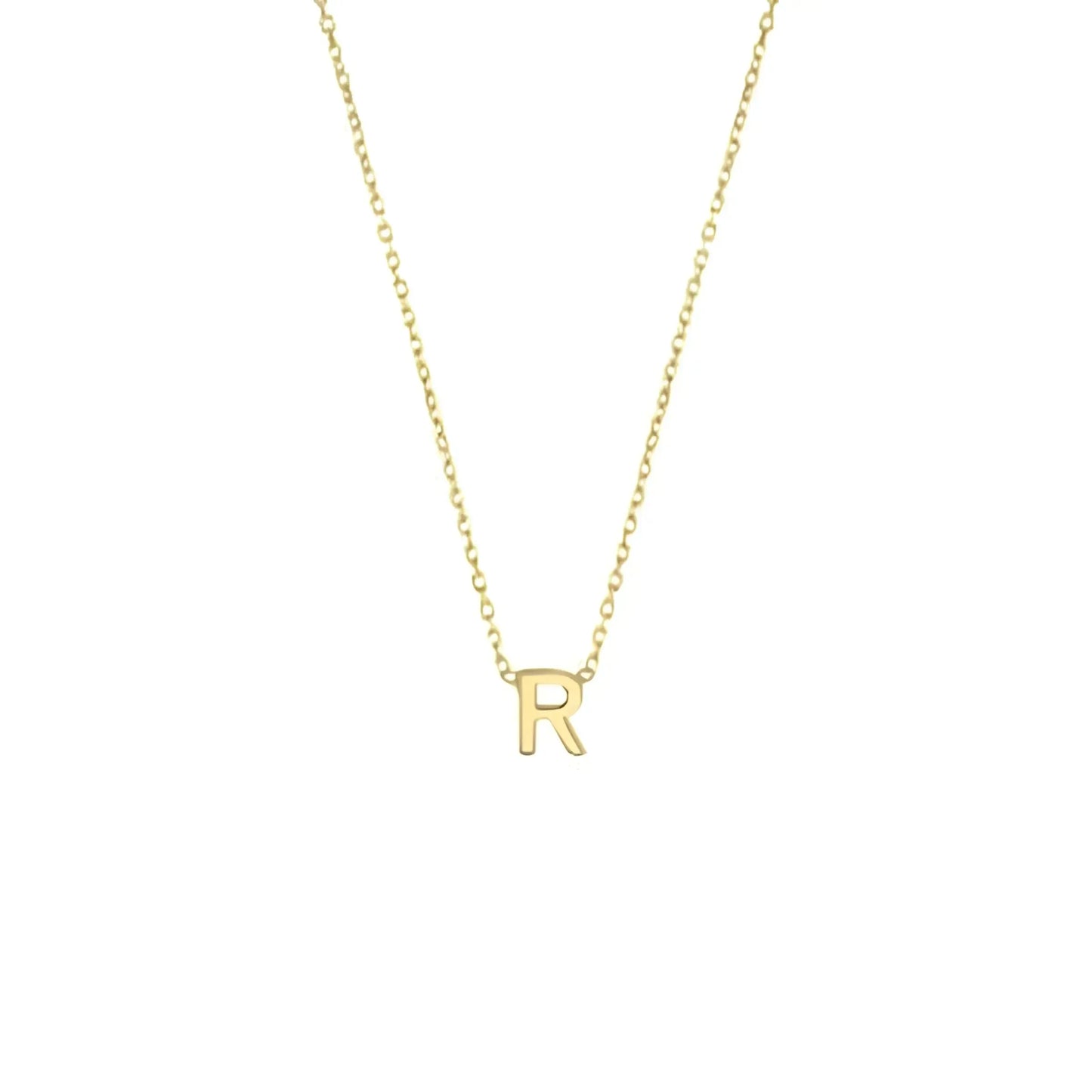 Collier Personnalisé Initial Or en 375/1000 – Bijoux au lait maternel artisanal Mon Bijou Lacté

