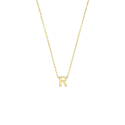 Collier Personnalisé Initial Or en 375/1000 bijou lait maternel Mon Bijou Lacté