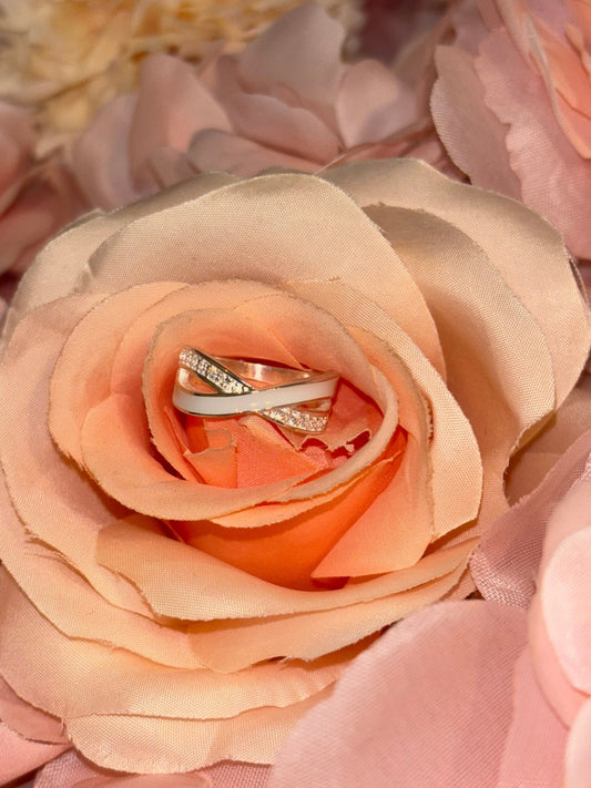 Bague infini en argent 925 et lait maternel - Mon Bijou Lacté