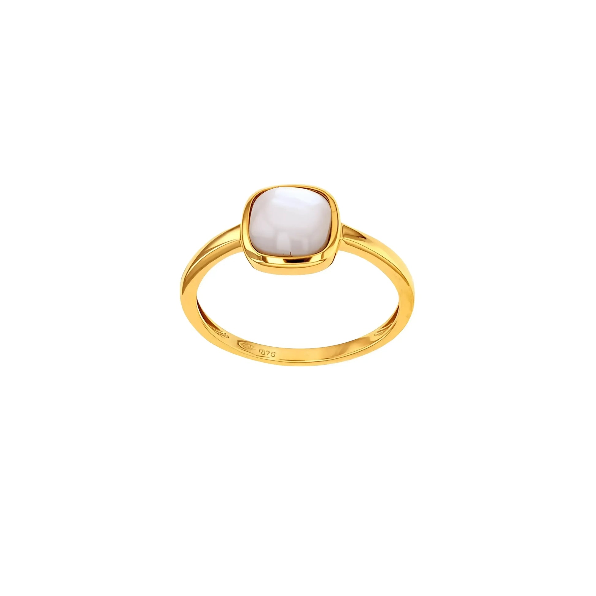 Bague Salomé en Or 375 avec Centre en Lait Maternel bijou lait maternel Mon Bijou Lacté