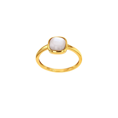 Bague Salomé en Or 375 avec Centre en Lait Maternel bijou lait maternel Mon Bijou Lacté