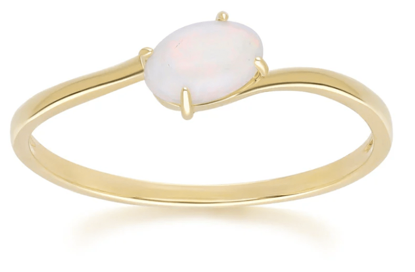 Bague Sophie en or 375 et lait maternel - Mon Bijou Lacté