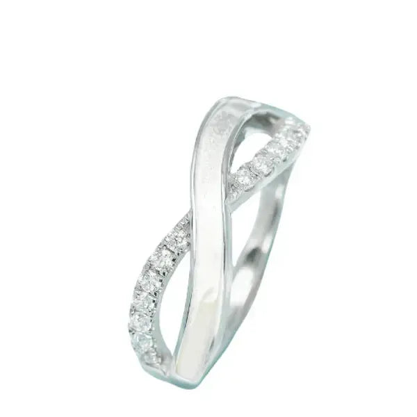 Bague infini en argent 925 et lait maternel – Bijoux au lait maternel artisanal Mon Bijou Lacté
