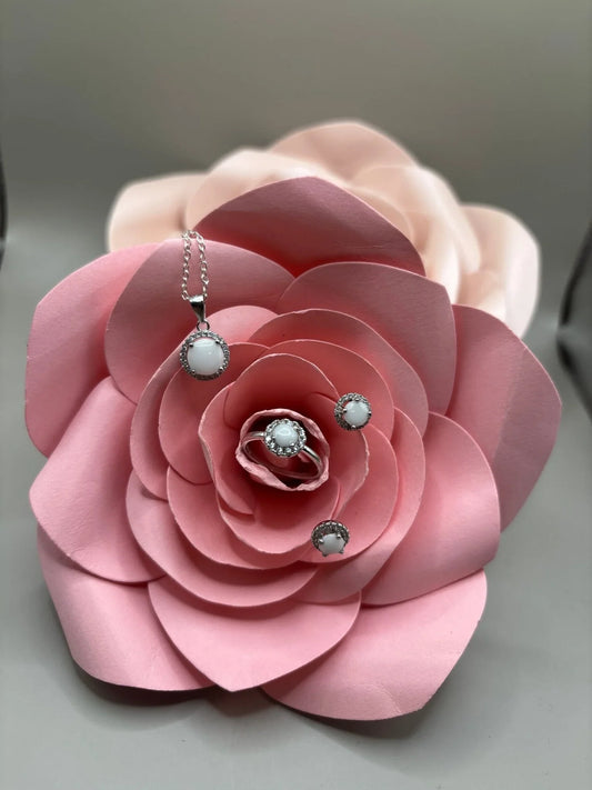 Parure Maelys en argent 925 bijou lait maternel Mon Bijou Lacté