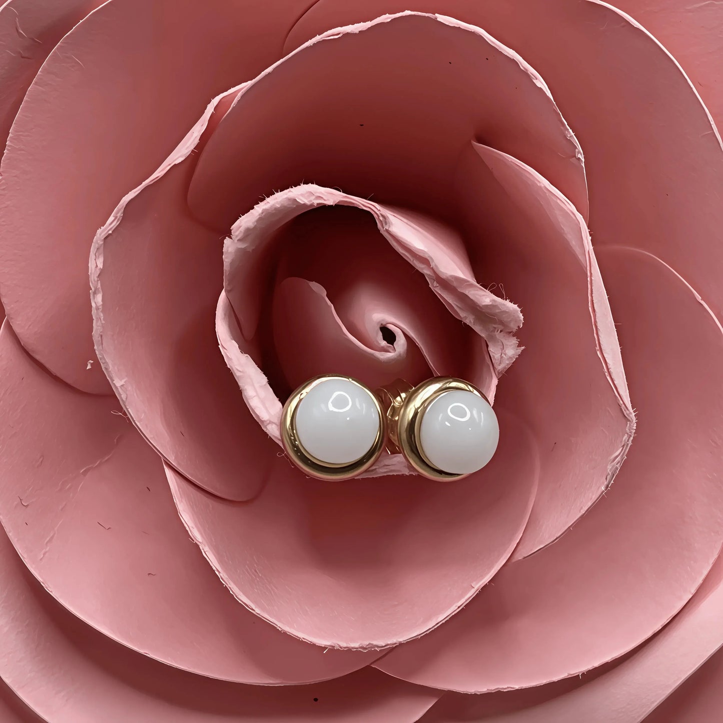 Boucles d'oreilles Salomé en Or – Bijoux au lait maternel artisanal Mon Bijou Lacté
