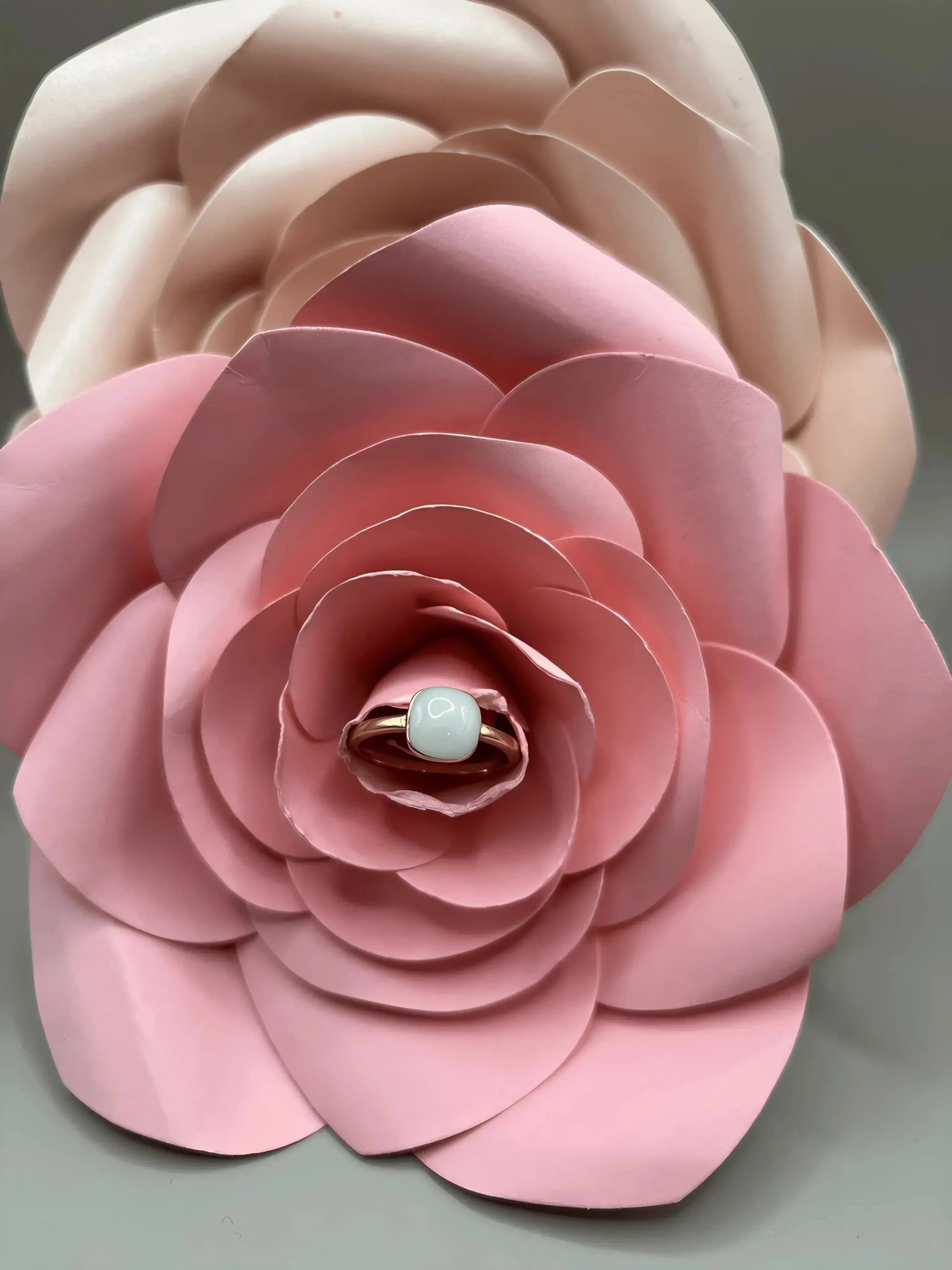 Bague Salomé en Or 375 avec Centre en Lait Maternel bijou lait maternel Mon Bijou Lacté