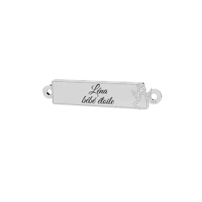Bracelet Identité Enfant – Gravure personnalisée bijou lait maternel Mon Bijou Lacté
