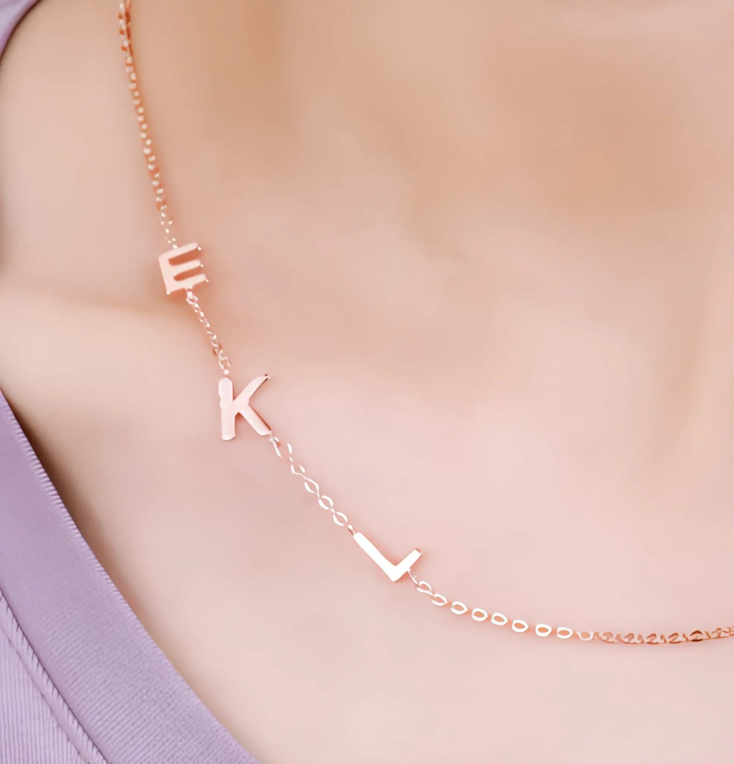 Collier personnalisé Elisa – Bijoux au lait maternel artisanal Mon Bijou Lacté
