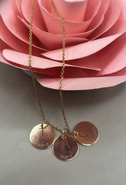 Collier personnalisé rond