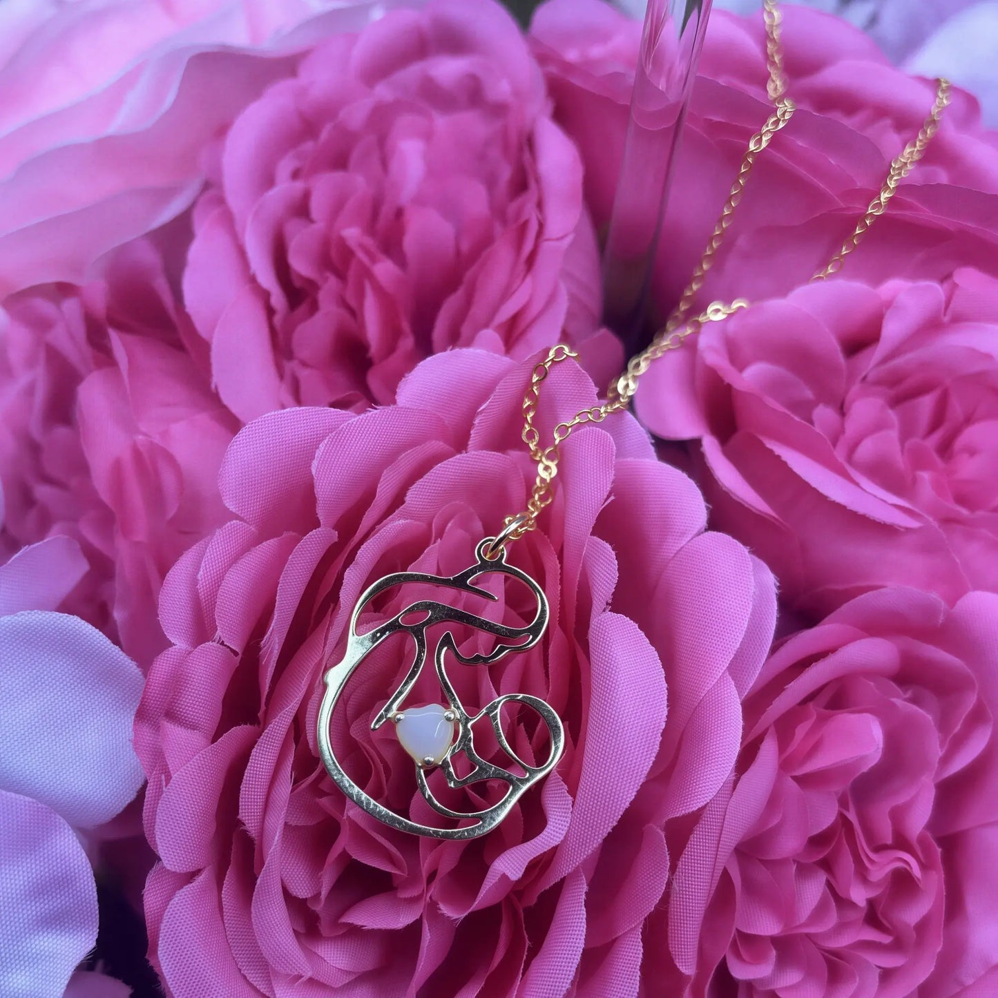 Collier Lactea – Bijoux au lait maternel artisanal Mon Bijou Lacté
