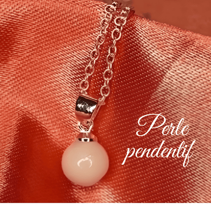 Collier perle de lait