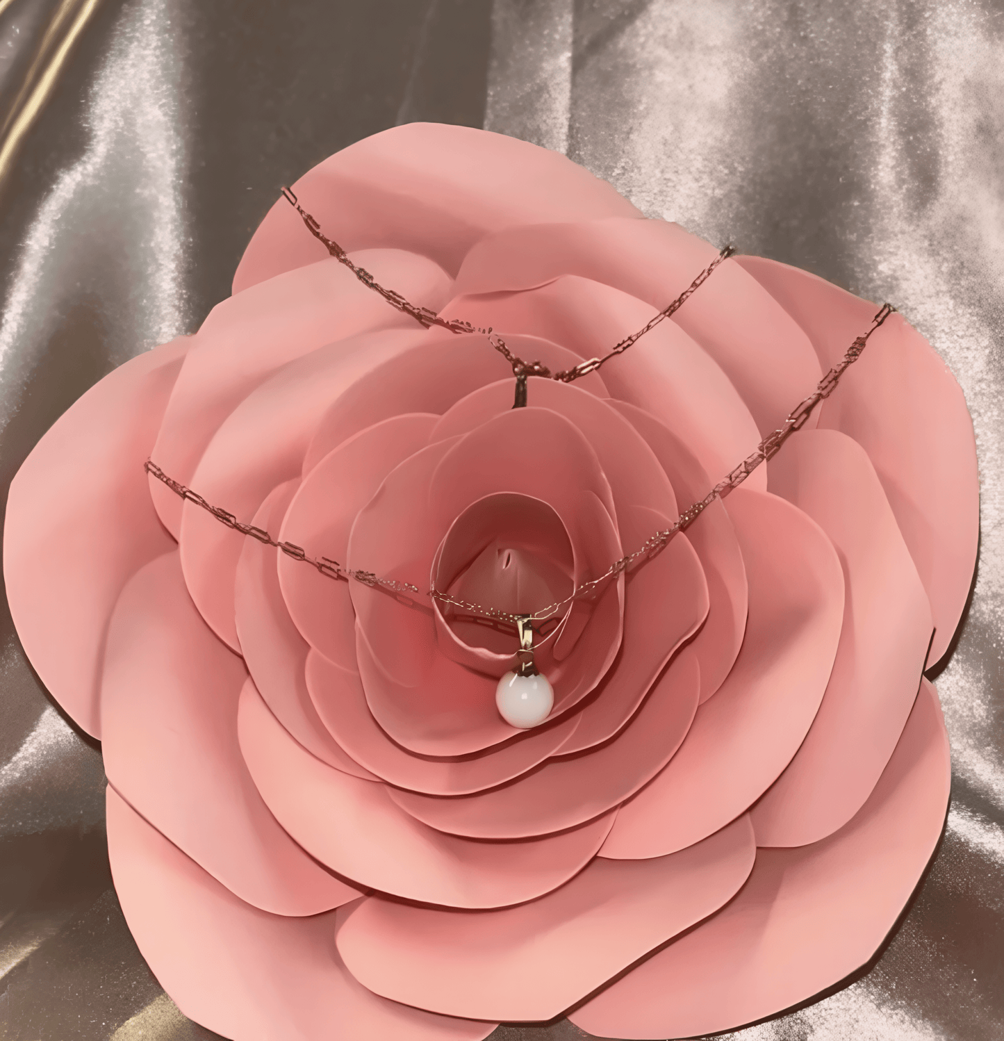Collier perle de lait