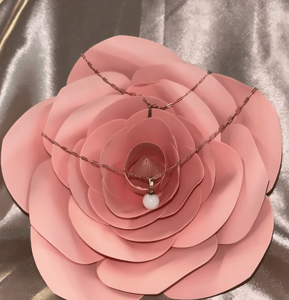 Collier perle de lait
