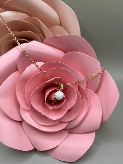 Collier perle de lait