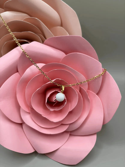 Collier perle de lait bijou lait maternel Mon Bijou Lacté