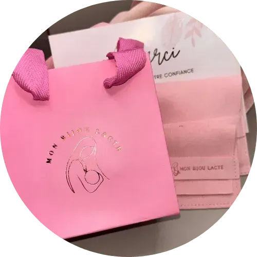 Packaging – Bijoux au lait maternel artisanal Mon Bijou Lacté
