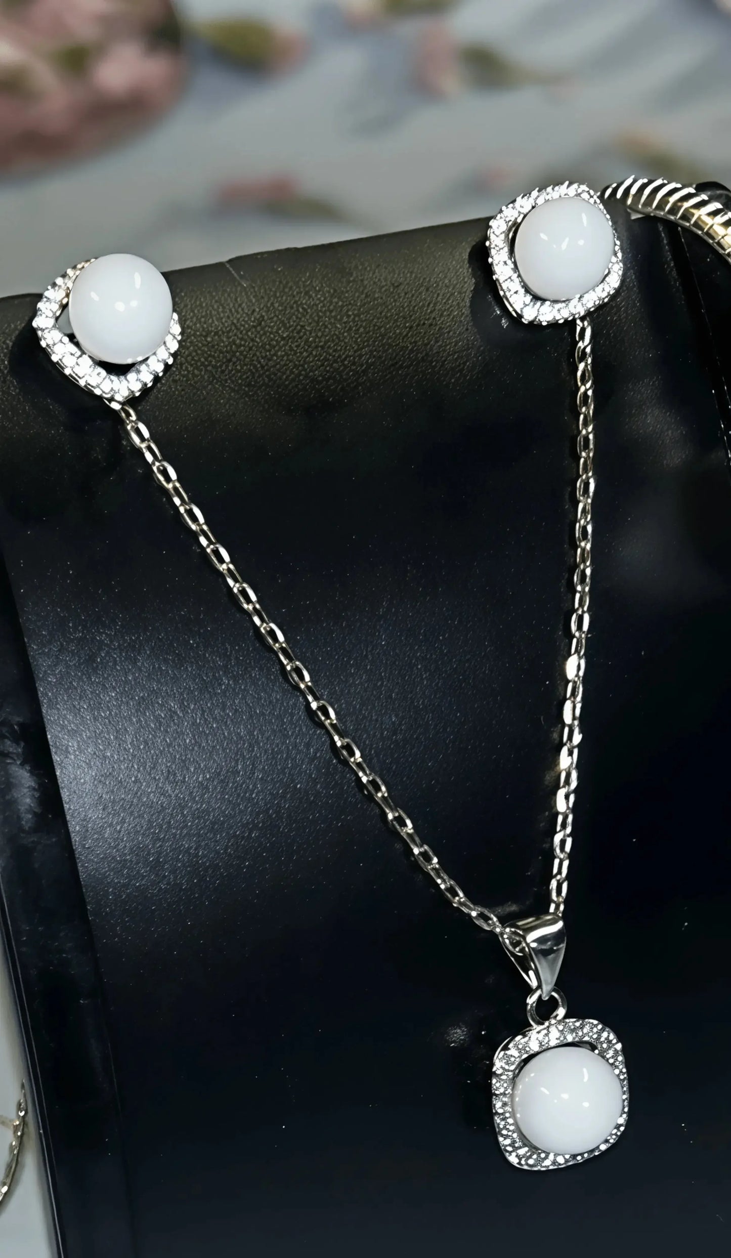 Parure Diamour – Bijoux au lait maternel artisanal Mon Bijou Lacté
