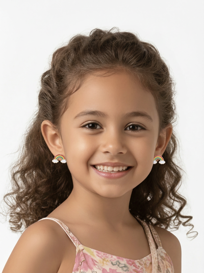 Boucles d'Oreilles Arc-en-Ciel – La Magie sans Perçage