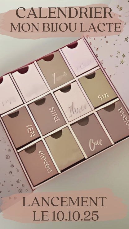 Calendrier de l'avent Argent 925 - Collection Prestige 100% personnalisées | 12 Bijoux en Argent Massif Personnalisables